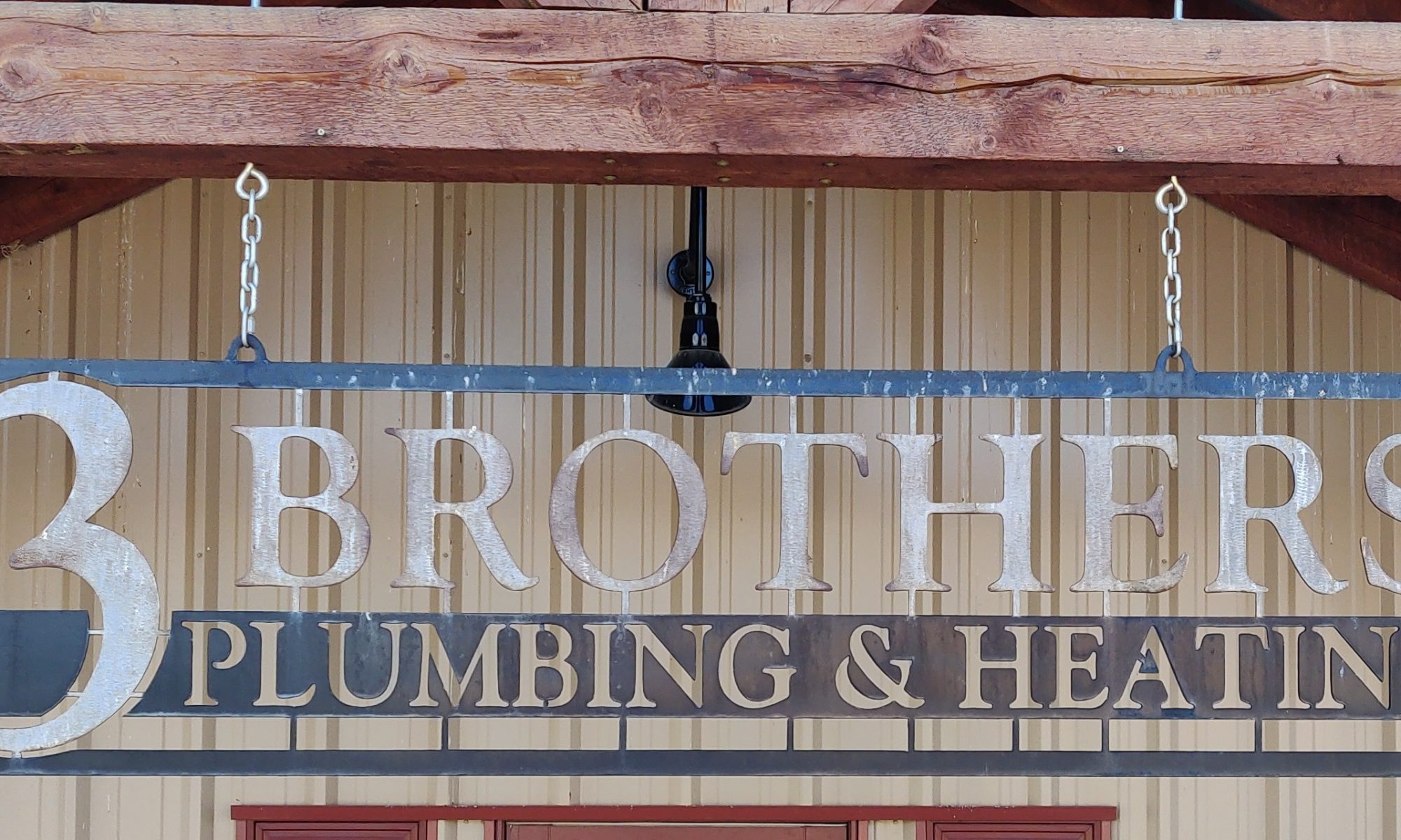 3 Brothers Plumbing Sign